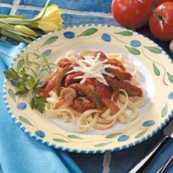 Pepper Steak Fettuccine