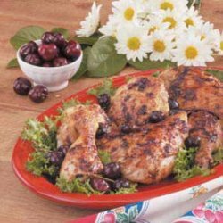 Chicken with Cherry Sauce