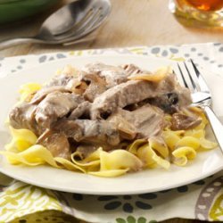 Slow-Cooked Stroganoff