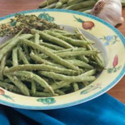 Roasted Ginger Green Beans