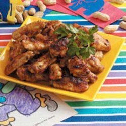 Peanutty Chicken Wings