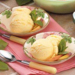 Peach Frozen Yogurt