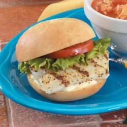 Grilled Fish Sandwiches