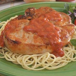 Spaghetti Pork Chops