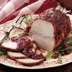 Berry Barbecued Pork Roast