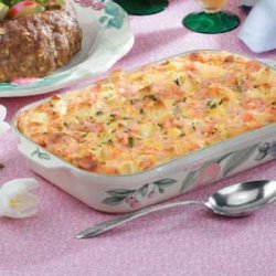 Golden Shrimp Brunch Casserole