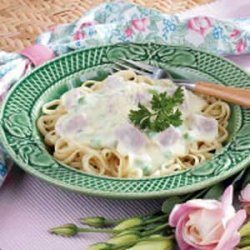 Creamy Ham Fettuccine