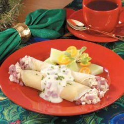 Chicken Cordon Bleu Crepes