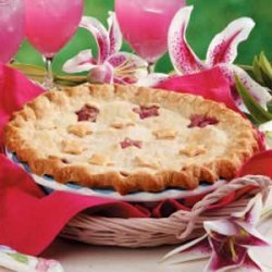 Pineapple Rhubarb Pie