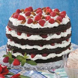 Raspberry Chocolate Torte