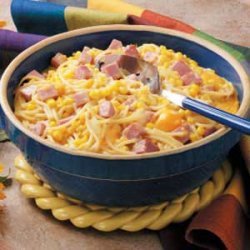 Pasta Ham Hot Dish