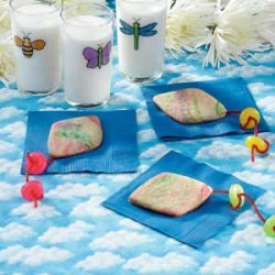 Tie-Dyed Kite Cookies