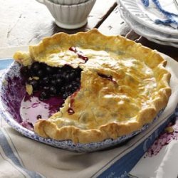 Blueberry Pie with Lemon Crust