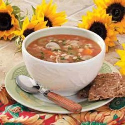 Savory Mushroom-Barley Soup