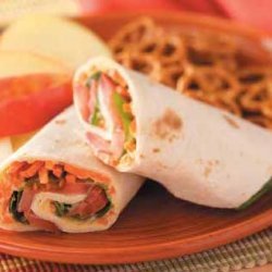 Vegetarian Hummus Wraps