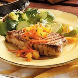 Tuna Steaks with Salsa