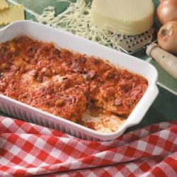 Shortcut Sausage Lasagna