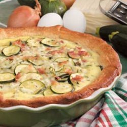 Zucchini Bacon Quiche