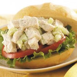 Cucumber Chicken Salad Sandwiches