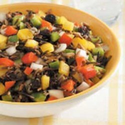 Wild Rice Pepper Salad