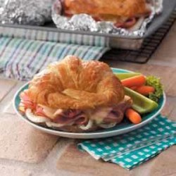 Baked Ham 'n' Cheese Croissants