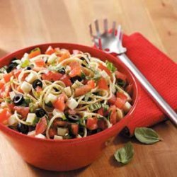 Spaghetti with Fresh Tomatoes