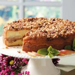 Walnut Pear Coffee Cake