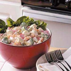 Quick Crab Pasta Salad