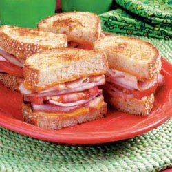 Grilled Club Sandwiches