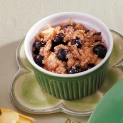 Pear Blueberry Crisps