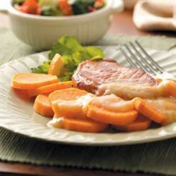 Pork Chops with Sweet Potato