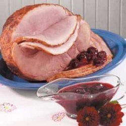 Ham with Cherry Sauce