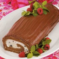 Chocolate Ice Cream Roll