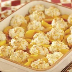 Cheddar-Biscuit Peach Cobbler