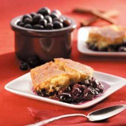 Blueberry Cornmeal Cobbler