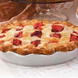 Pear-Cranberry Lattice Pie