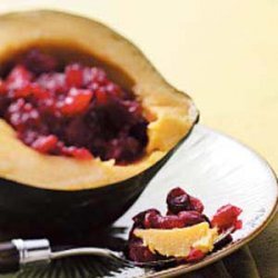 Acorn Squash with Cranberry Stuffing