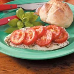 Tomato-Basil Baked Fish