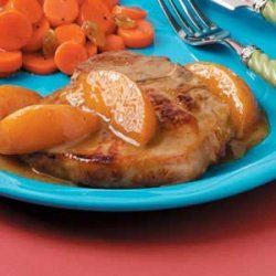 Dijon-Peach Pork Chops