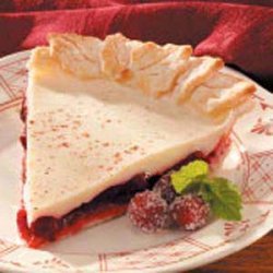 Eggnog Cranberry Pie