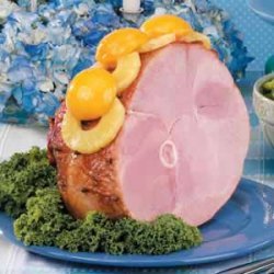 Peach-Glazed Ham