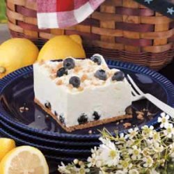 Lemon Chiffon Blueberry Dessert