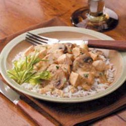 Creamed Chicken and Mushrooms