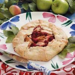 Rustic Apple Raspberry Tart