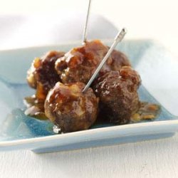 Peach-Glazed Meatballs