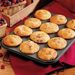 Berry Cream Muffins