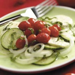 Grape Tomato Mozzarella Salad