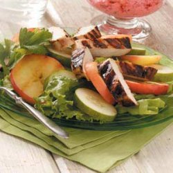 Grilled Chicken Cucumber Salad