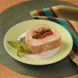 Basil Red Pepper Sandwiches