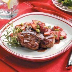 Strawberry Pork Chops